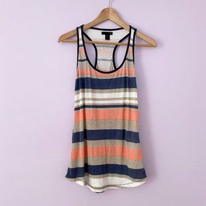 Blue and Pink Racerback Tank Top Size M